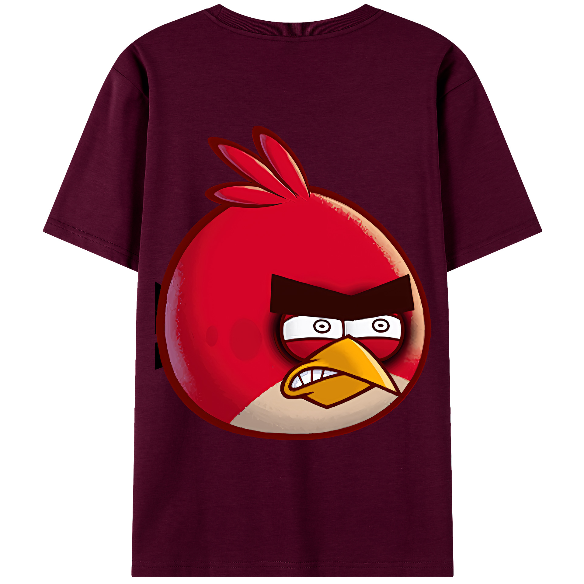 （画像用） Angry Birds アングリーバード レディース半袖Tシャツ(バックプリント)